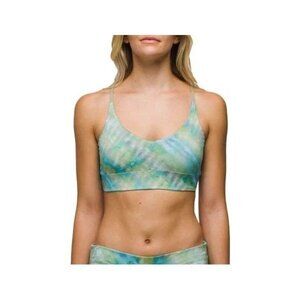 PrAna Swim Womens Medium Mirage Willow Falls Reversible Swim Bikini Top NWT